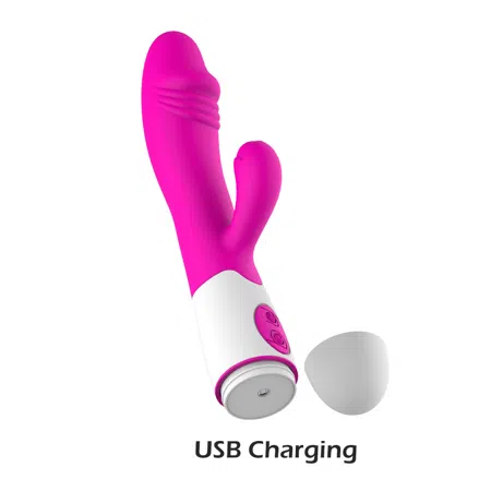 Vibrador Rabbit Shangai - USB (fucsia)