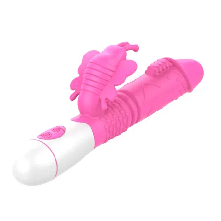 Vibrador Mariposa - USB (rosado)