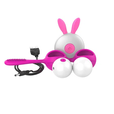 Bolas chinas conejo Ikoki (fucsia)
