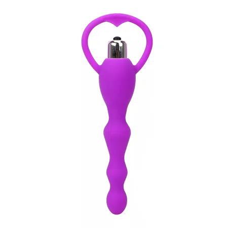 Vibrador anal estimulador de próstata, color morado